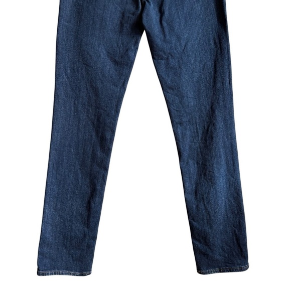 Levi's 724 High Rise Straight Leg Jeans Size 28 Dark Blue Denim - Picture 8 of 16